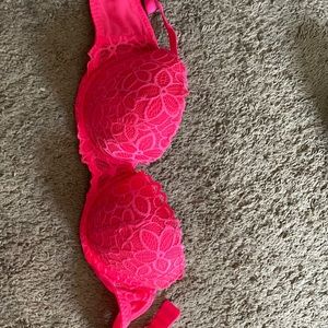 Pink bra